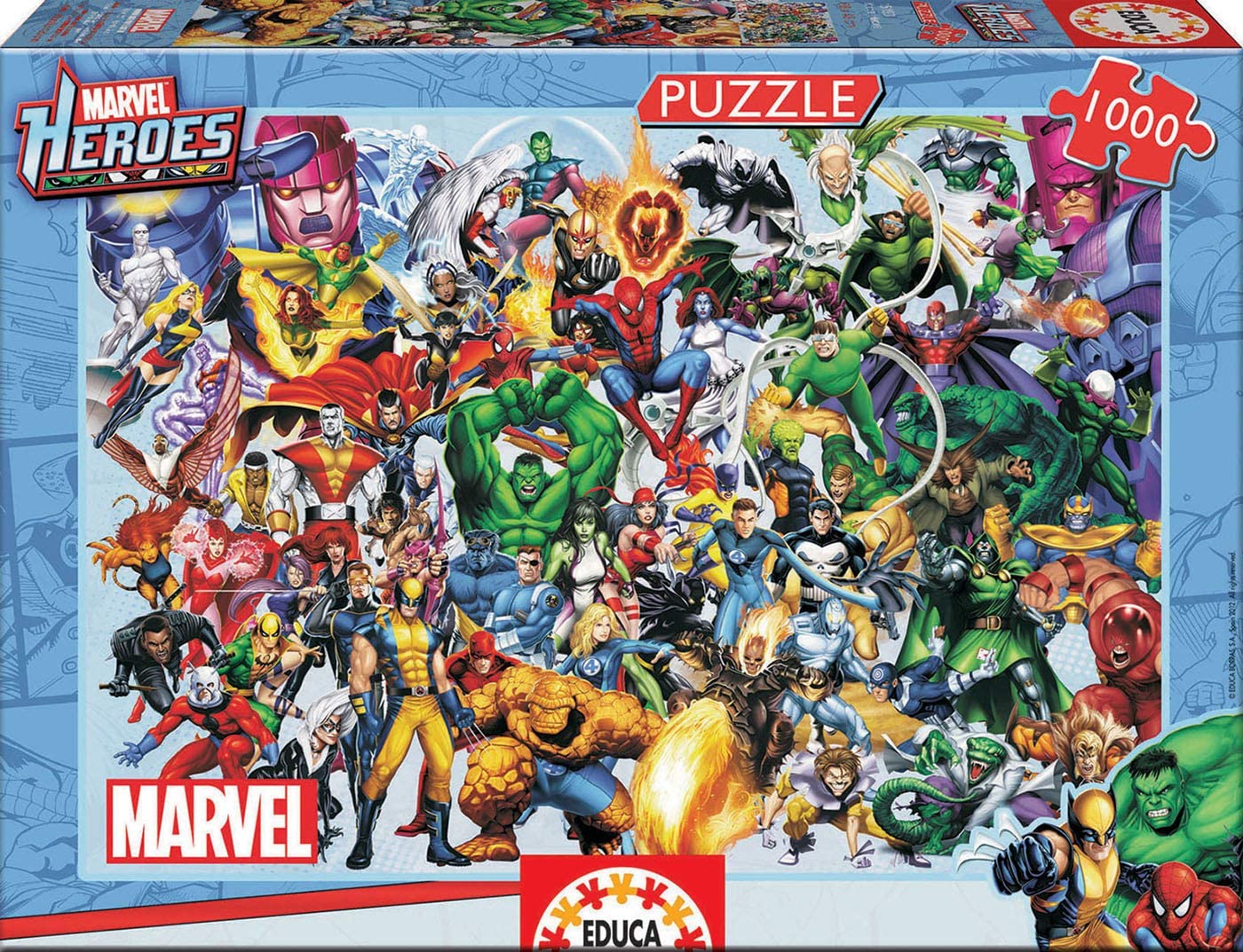 Educa Borras – Marvel Heroes 1000 piece Jigsaw Puzzle