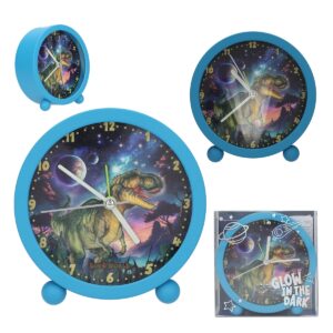 Dino World Glow In The Dark Alarm Clock