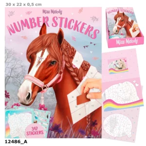 Miss Melody Number Stickers